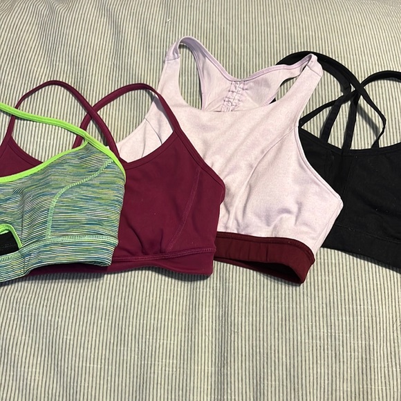 Zella sports bras size small, worn all with padded inserts - Picture 1 of 1
